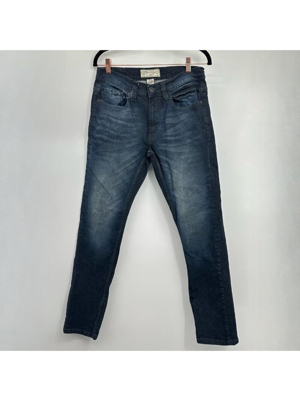 Alexander Julian Stretch Colours Dark Denim Jeans Size 30/30